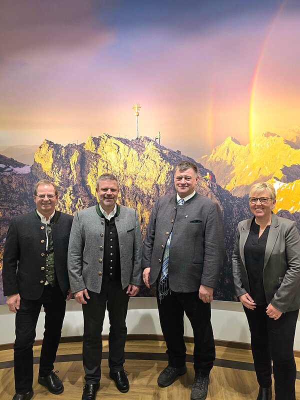 Foto von Karl Steingruber, Frank Bauer, Anton Speer und Beate Pschorr